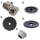 Låsemøtrik Ryddesav M12x1.75 Låsemøtrik Ryddesav M12x1.75