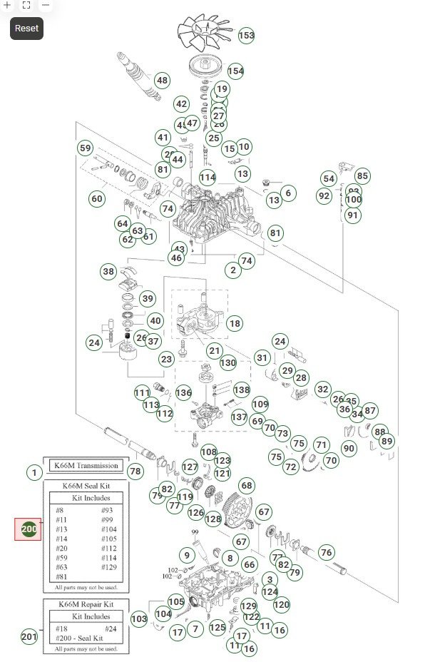 K66Bdikm Tætningssæt 5024513-01