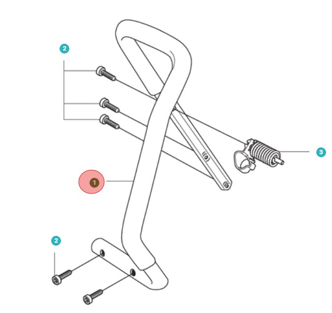 Håndtag Frem 5025747-01