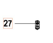 Fjeder, håndtag Fjeder, håndtag