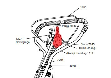 Gas/Bremsestyring Pro S OHV 5032989-01