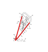 Håndtag Øvre Klippo Cobra, Comet S, Excellent S Håndtag Øvre Klippo Cobra, Comet S, Excellent S