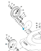 Hjulplade Brilliant højre, 2 Huller Hjulplade Brilliant højre, 2 Huller