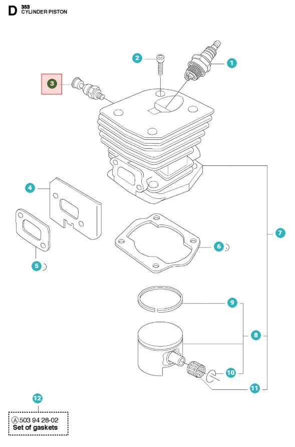 Ventil 503665401 5036654-01