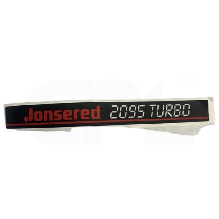 Mærkat Jonsered 2095 Turbo
