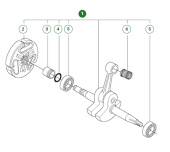 Krumtapakselsæt Krumtapakselsæt