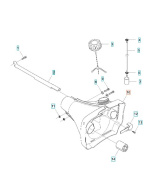 Brændstoftank Jonsered BC, FC, CC 2145, 2245 Brændstoftank Jonsered BC, FC, CC 2145, 2245