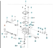 Aksel, Gashåndtag Assy Aksel, Gashåndtag Assy