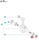 Tætningsring 505275719 5052757-19 Tætningsring 505275719 5052757-19