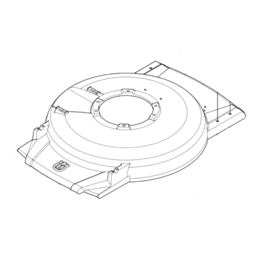 Chassis 48 cm/19 tommer Husqvarna orange