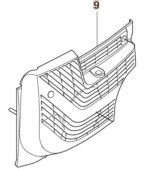 Startdæksel K1270 Orange Fle Startdæksel K1270 Orange Fle