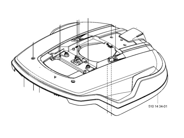 Hovedkropp Øvre Am260/265 5101434-02