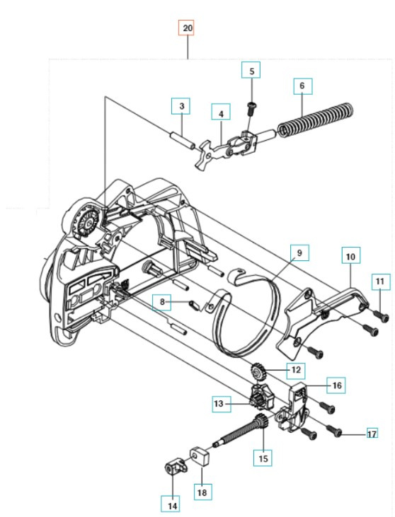 Kædebremse 5256114-01