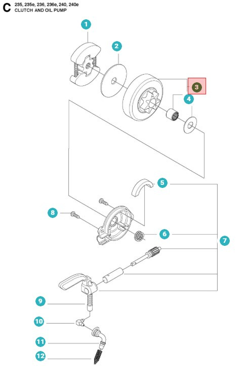 Koblingstromle 5300481-32