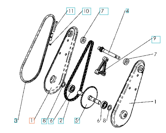 Gearkasse 5310084-36
