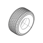 Bagdæk 18x8,5-8 Bagdæk 18x8,5-8