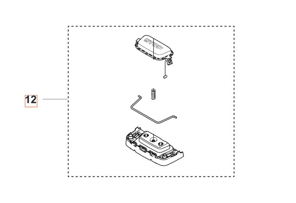 Stop Knap Automower Nera