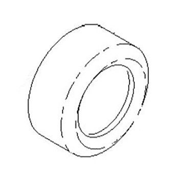 Dæk, 18X8.5-8 (bag)