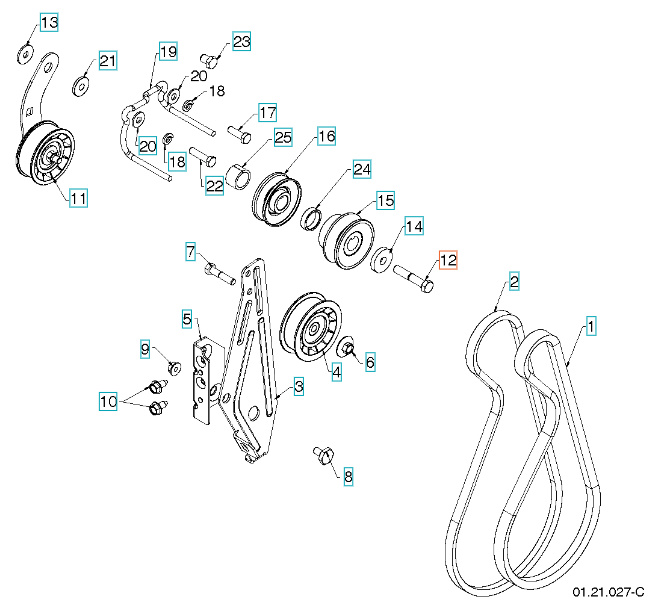 Knivskrue 5321796-17