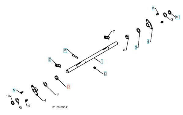 Afstandsskive 5321877-94