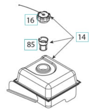 Brændstoftankmontering
