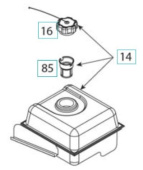 Brændstoftankmontering Brændstoftankmontering