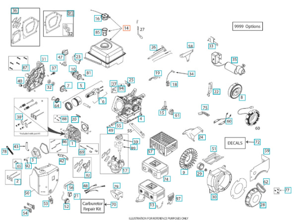 Brændstoftankmontering
