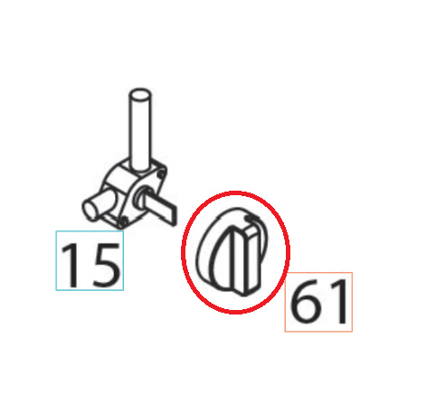 Brændstofknap - Sne