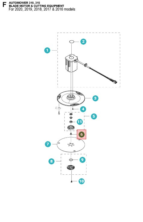 Skru K6Sf M6X8 Fzb 5350760-01