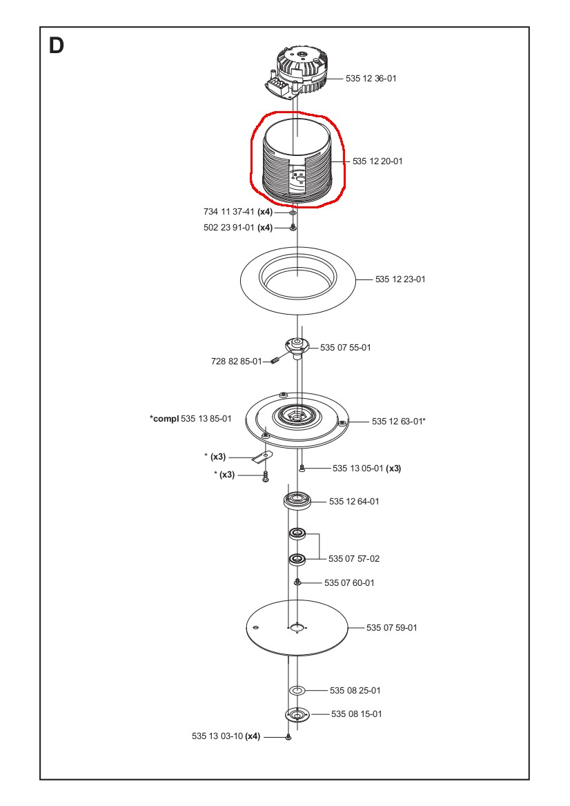 Motorholder 5351220-01