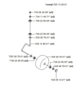 Forhjul Komplet 5Mm 5351329-01 Forhjul Komplet 5Mm 5351329-01