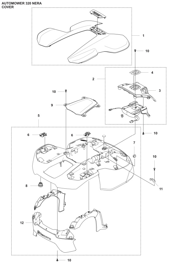 Housing Nose 320 Nera