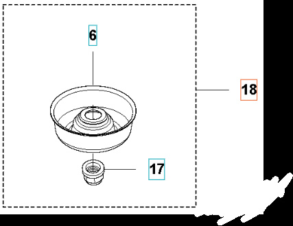 Reservedelssæt Til Støttekop 535334401 5353344-01
