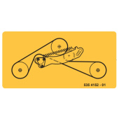 Klistermærke Remstramning Klistermærke Remstramning