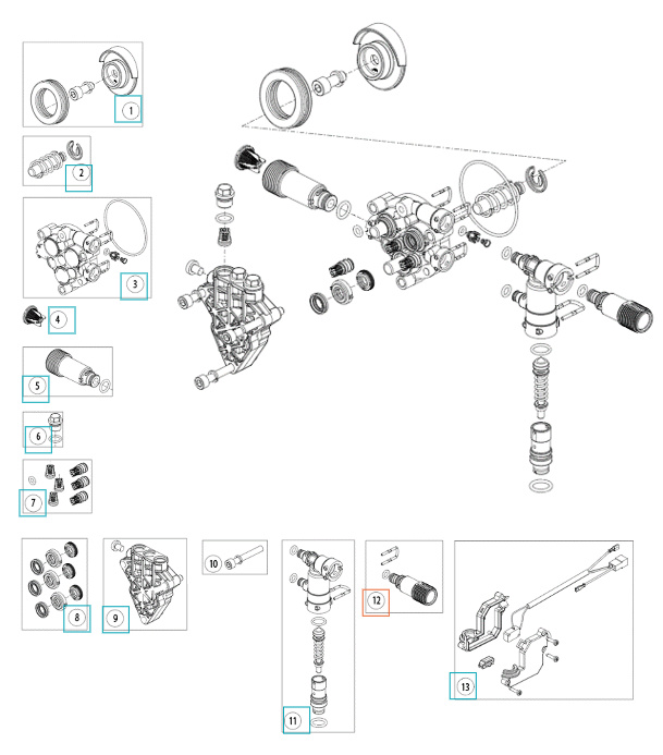 Cylinder Cylinderblok Pw235/