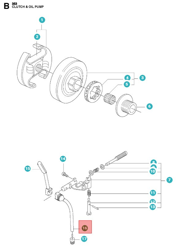 Olieslange 537101102 5371011-02