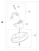 Klingeskærm med adapter, 200 mm Klingeskærm med adapter, 200 mm