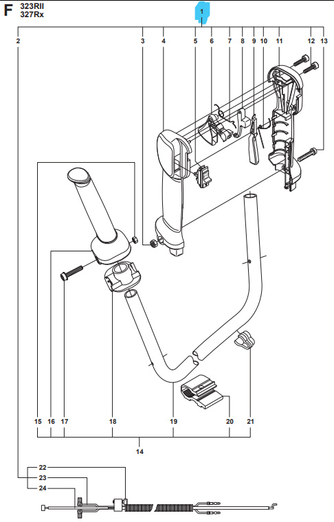 Håndtagssystem Kpl 5374245-11