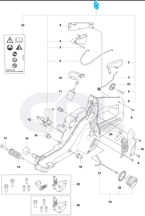 Brændstoftank 564XPG
