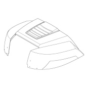 Motordække Kpl 5442450-02 Motordække Kpl 5442450-02