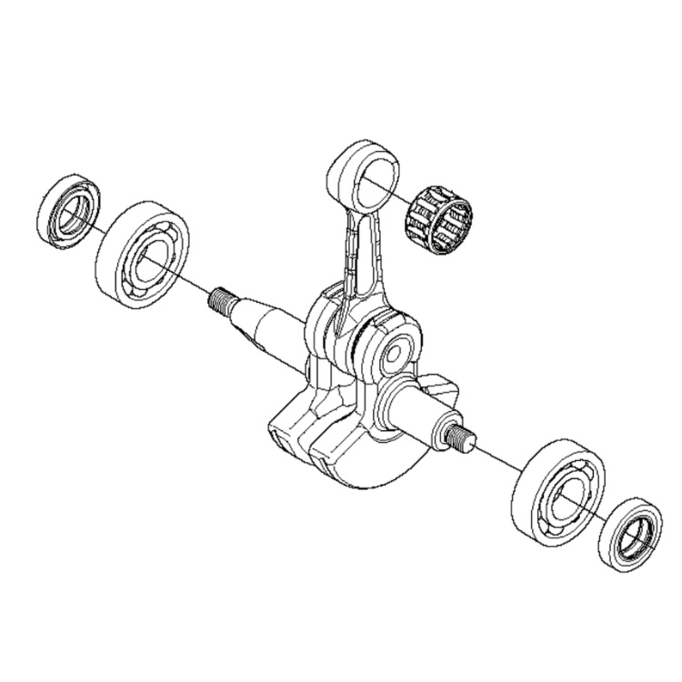Krutmaksel Kpl 5443813-01
