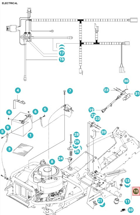 Tændingskontakt Rider
