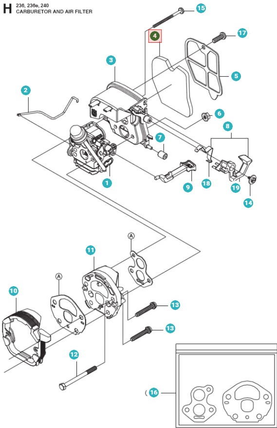 Luftfilter 247T/240/236/235/230 5450618-01
