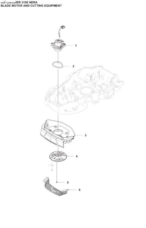 Klippemotor Automower 310E Nera, 410XE Nera