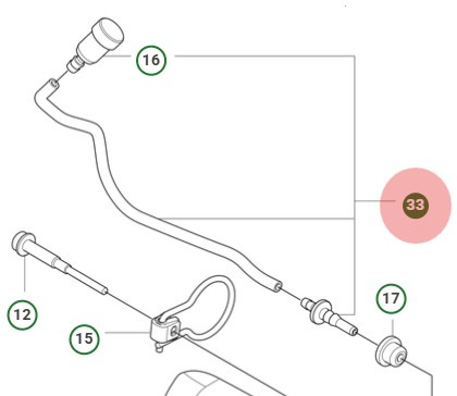 Udluftningsslange T540Xp Mark