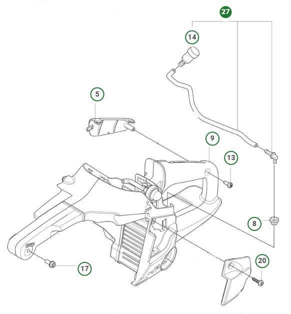 Udluftningsslange 540Xp Mark