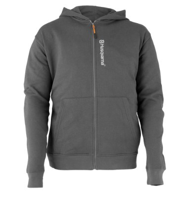 Husqvarna Hoodie Sort / Mørkegrå, XL