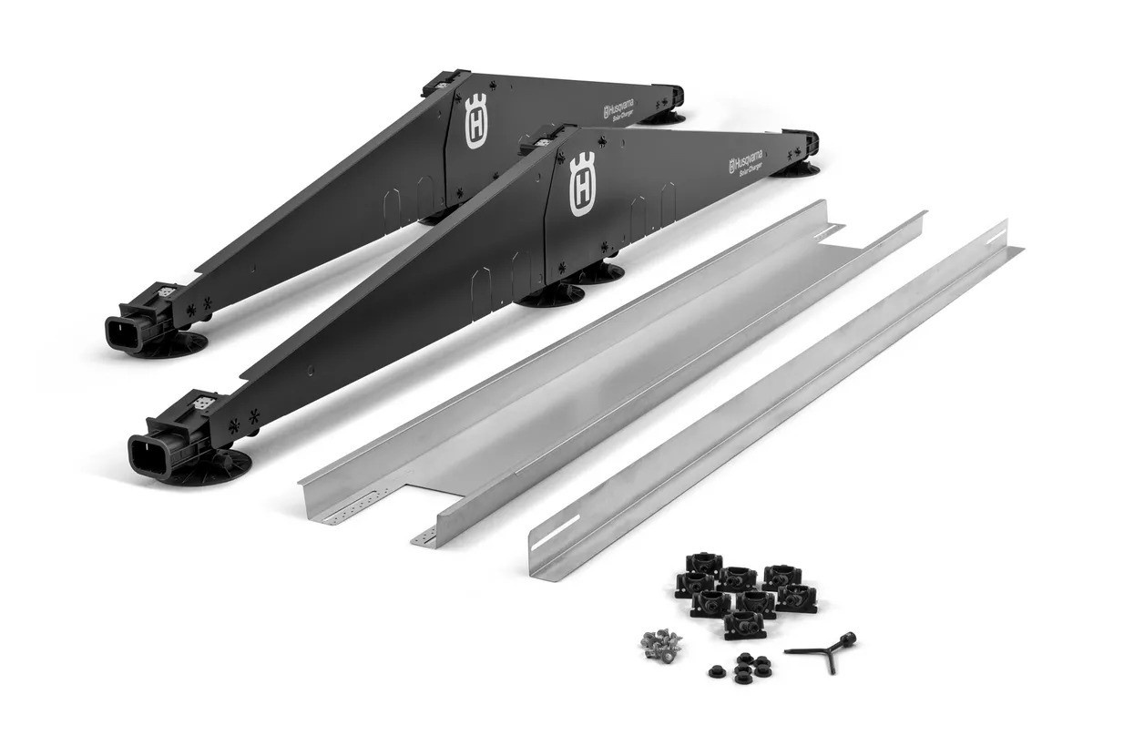 Husqvarna ramme til solcelleopladningssystem - 2 panel