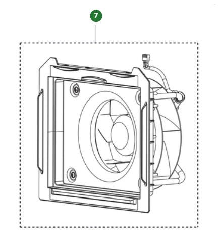 Blæsermotorenhed blæsersæt a 25 (2
