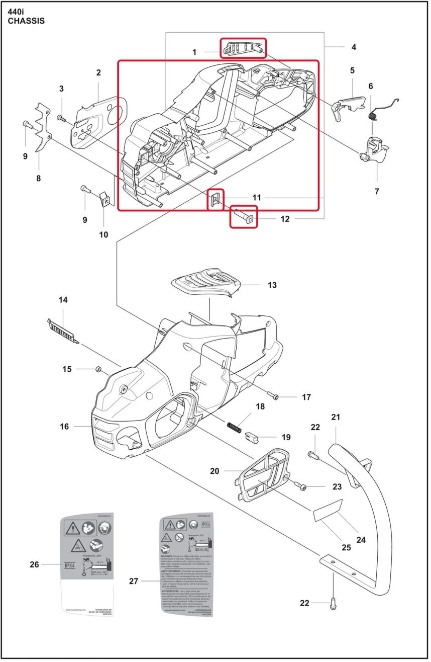 Chassis Hyperion koblingssideenhed